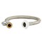 Quickfitting 1/2in Push-to-Connect Straight Valve x 7/8in Ballcock x 18in Length Toilet Connector Hose LF755SR - alternate 1